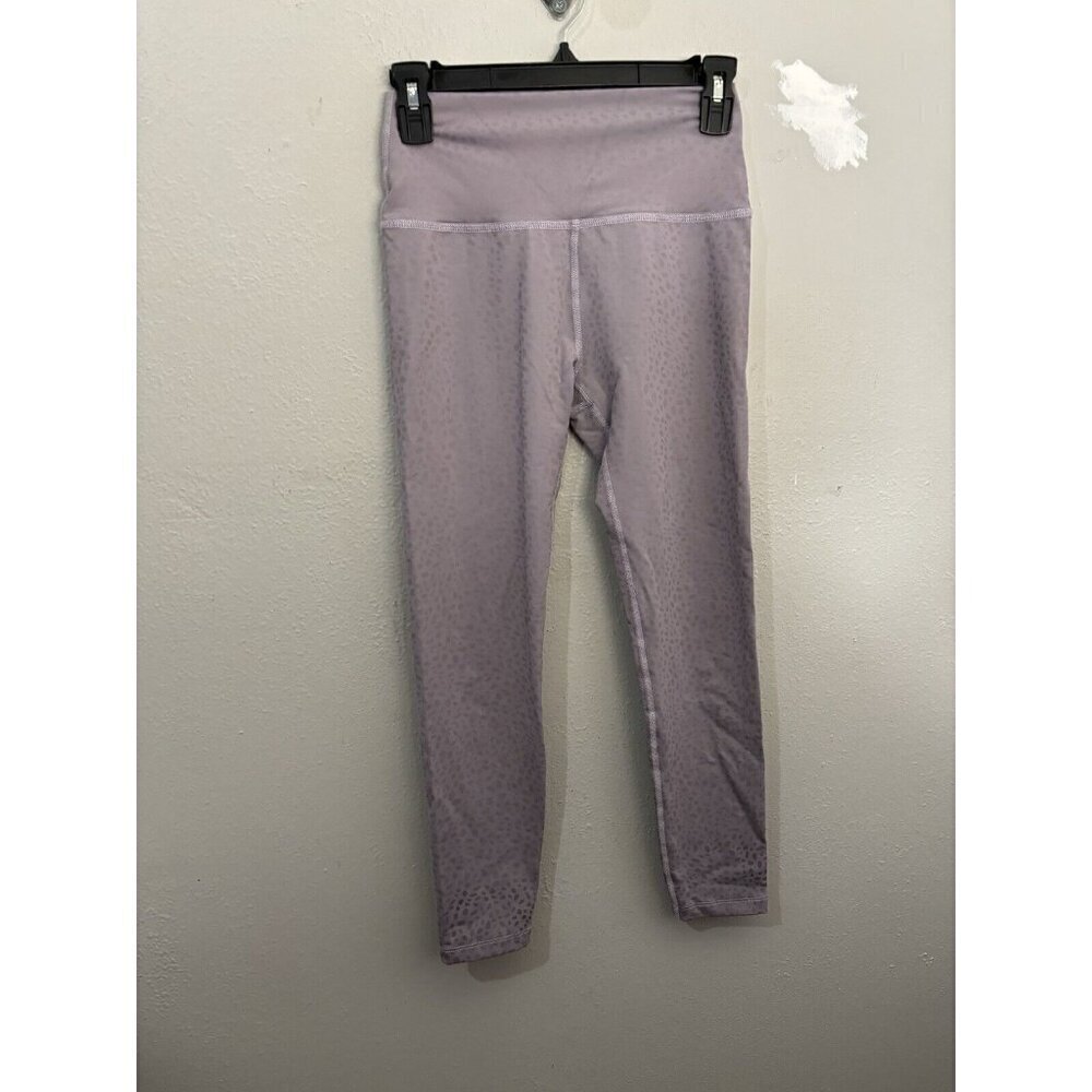 Beyond Yoga Cheetah Print Lilac Legging Size Small